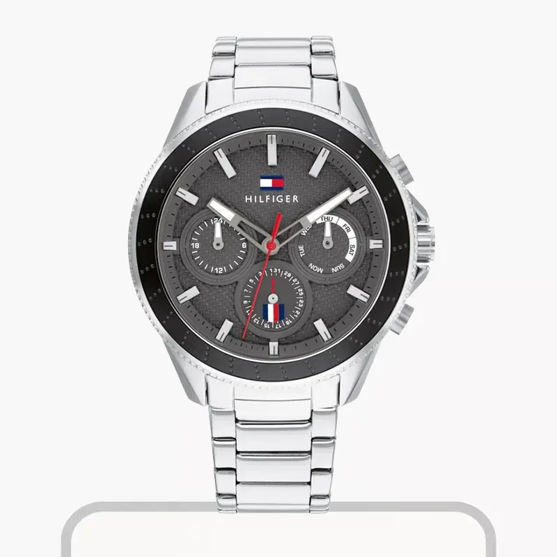 Tommy Hilfiger Aiden Chronograph Grey Dial Men's Watch- 1791857